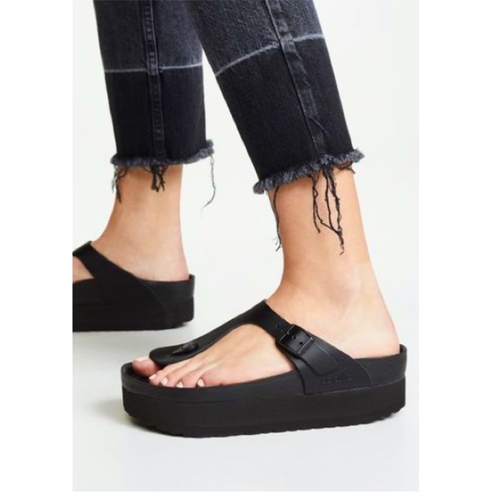Birkenstock Papilio Gizeh Platforms (8-8.5)